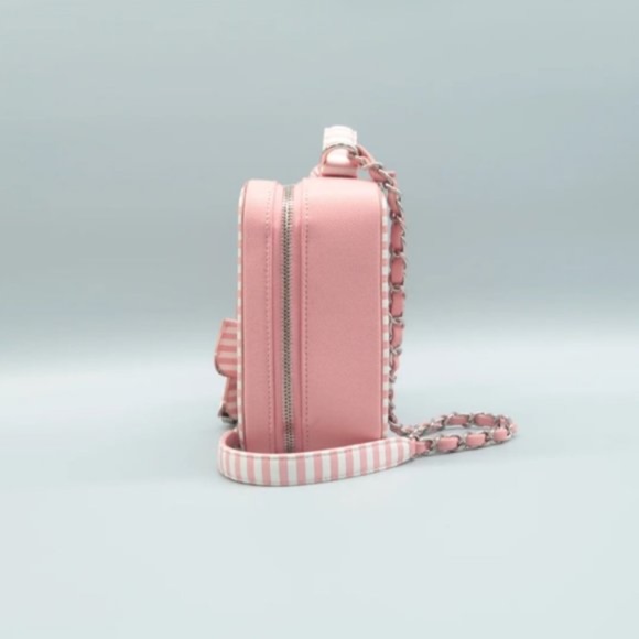 100% Authentic CHANEL Vanity case Quilted Leather Satchel Bag - Picture 3 of 12